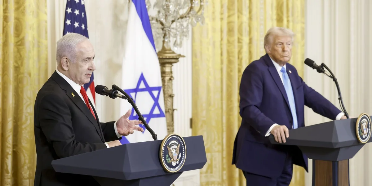 Netanjahu nennt Trump de "beschte Frënd", deen Israel jee am Wäissen Haus hat | © picture alliance / Consolidated News Photos | Shawn Thew - Pool via CNP