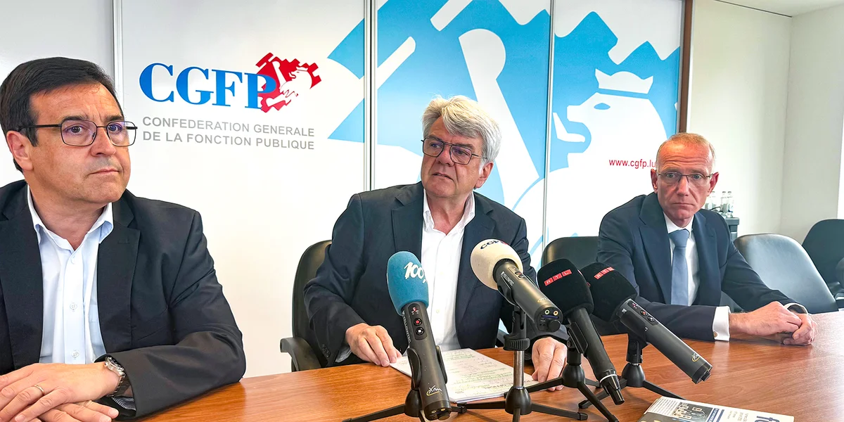 D’CGFP organiséiert eege Protestaktioun | © Samuel Guerreiro Carvalho 