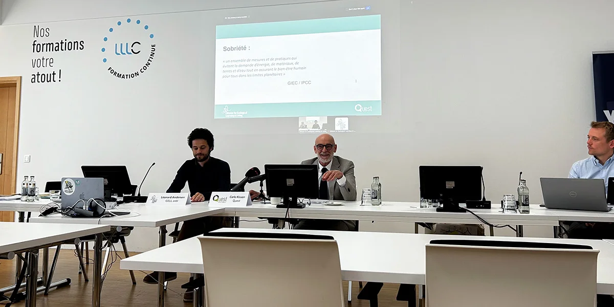 Sondage: 8 vun 10 Befrote fannen Energie- a Ressourcëverbrauch muss reduzéiert ginn | © Lynn Taziaux