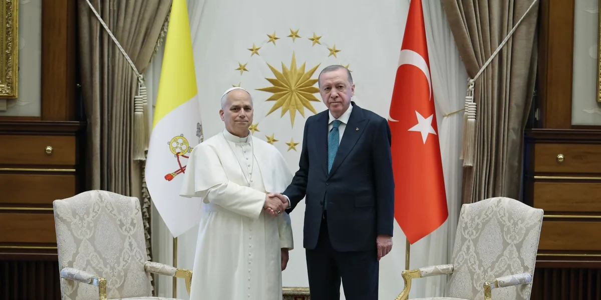 Poopst Leo wëll méi Dialog tëschent de Kulturen | © EPA/MURAT CETINMUHURDAR / TURKISH PRESIDENTIAL PRESS OFFICE