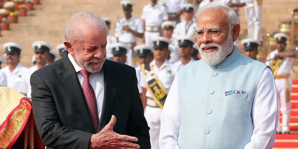 Visitt vum Lula da Silva an Indien – Accord fir kritesch Mineralien ënnerschriwwen | © EPA/HARISH TYAGI