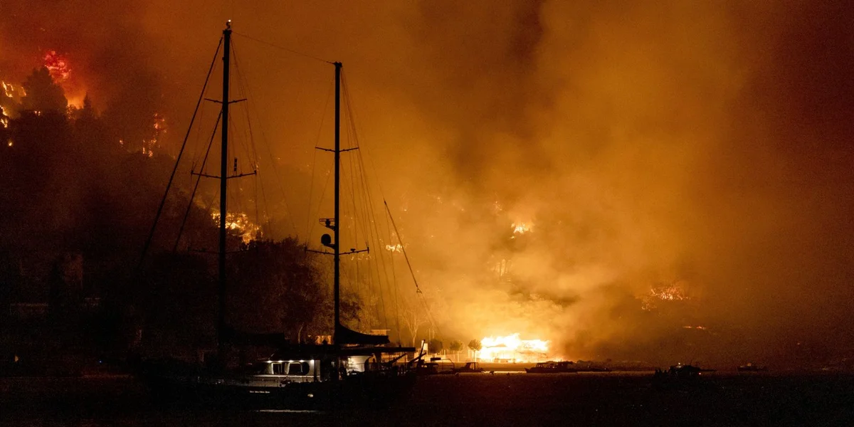 Een Doudegen duerch e Bëschbrand a Kroatien, iwwer 40 Mënsche blesséiert | © EPA/STRINGER
