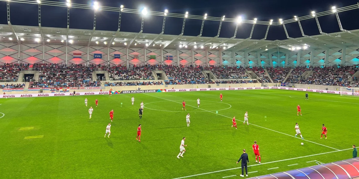 Lëtzebuerg verléiert zweete Match vun der Nations League mat 0:3 géint Island | © Pit Beffort