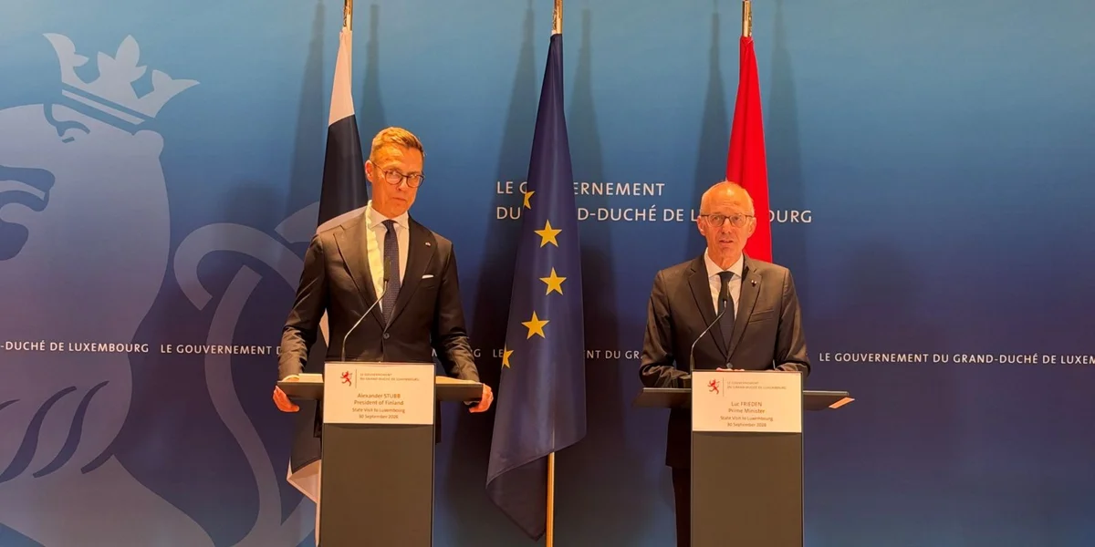 Finnesche President op Visitt zu Lëtzebuerg: Russland wéilt Leit a Panik versetzen | © Sophie Schroeder