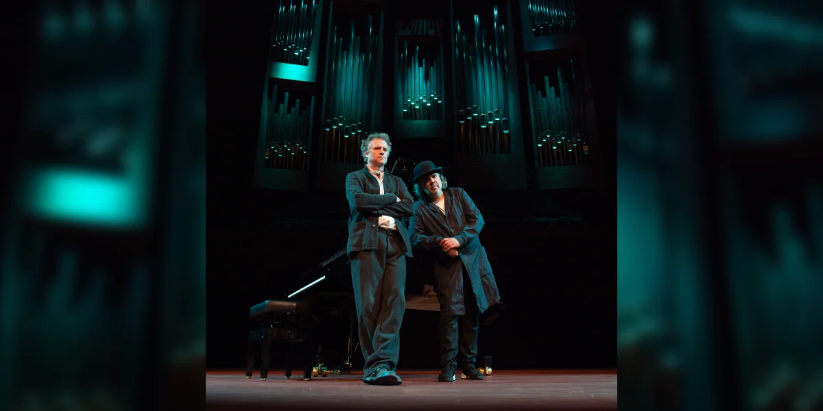 Serge Tonnar a George Urwald, Concert vum 24.10 200 Joër Dicks an der Philharmonie | © Sophie Delhaye